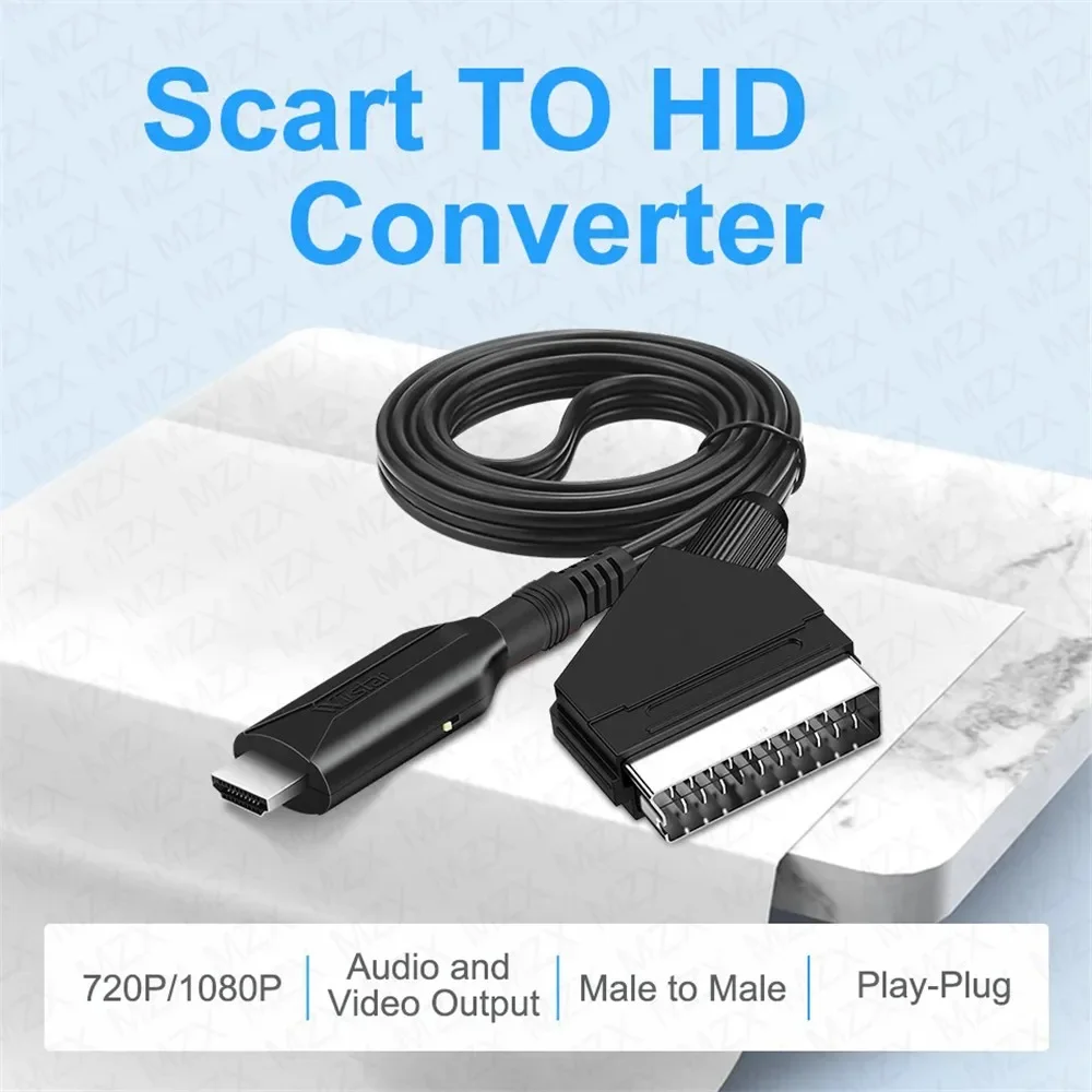 Scart to HDMI-compatible & HDM - огляд і ціна Scart To Hdmi