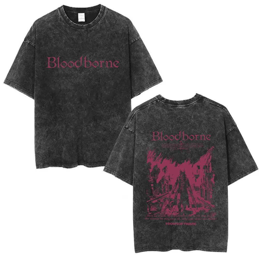 Y2k Summer Bloodborne Game Per - огляд і ціна Retro Gaming T Shirt