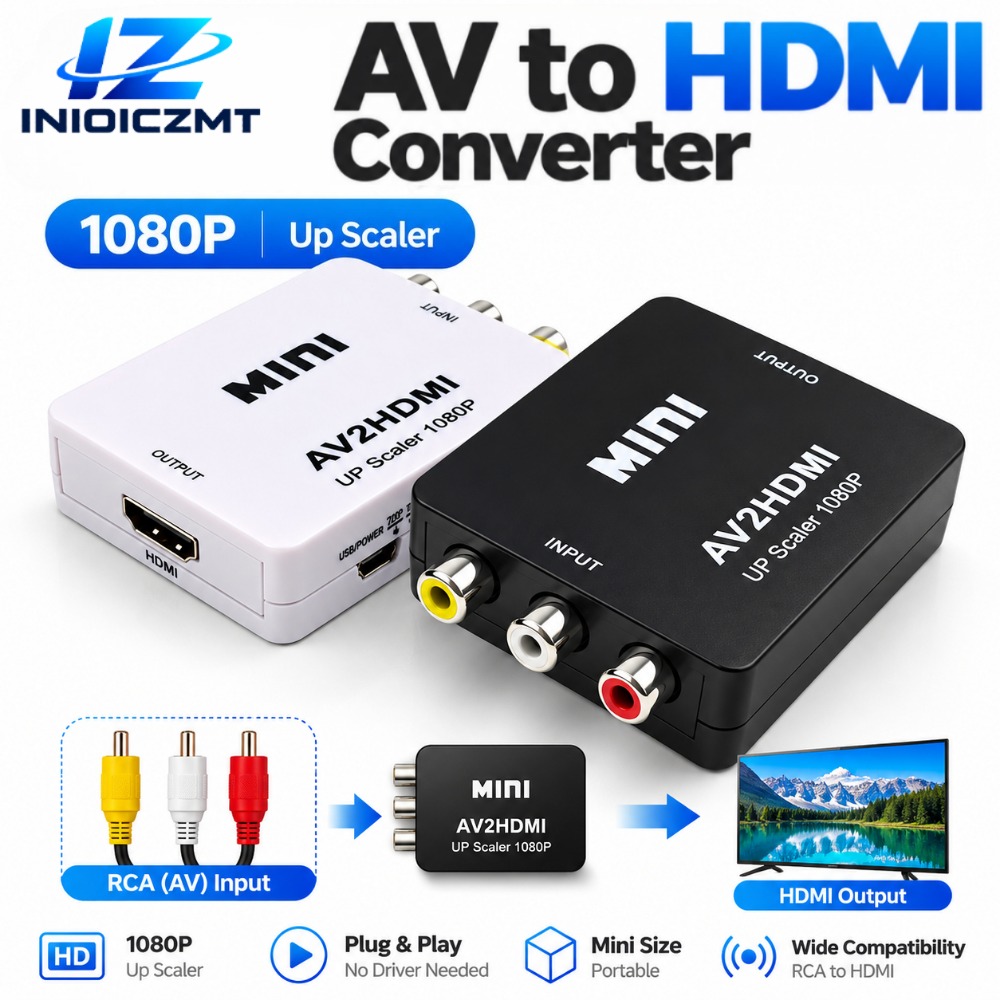 1080P RCA AV To HDMI Converter - огляд і ціна Retro Gaming Kiosk